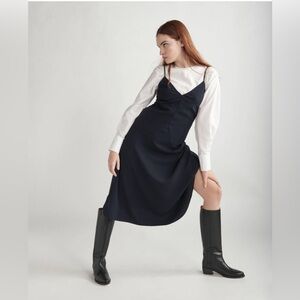 Midnights Navy slip dress Thakoon